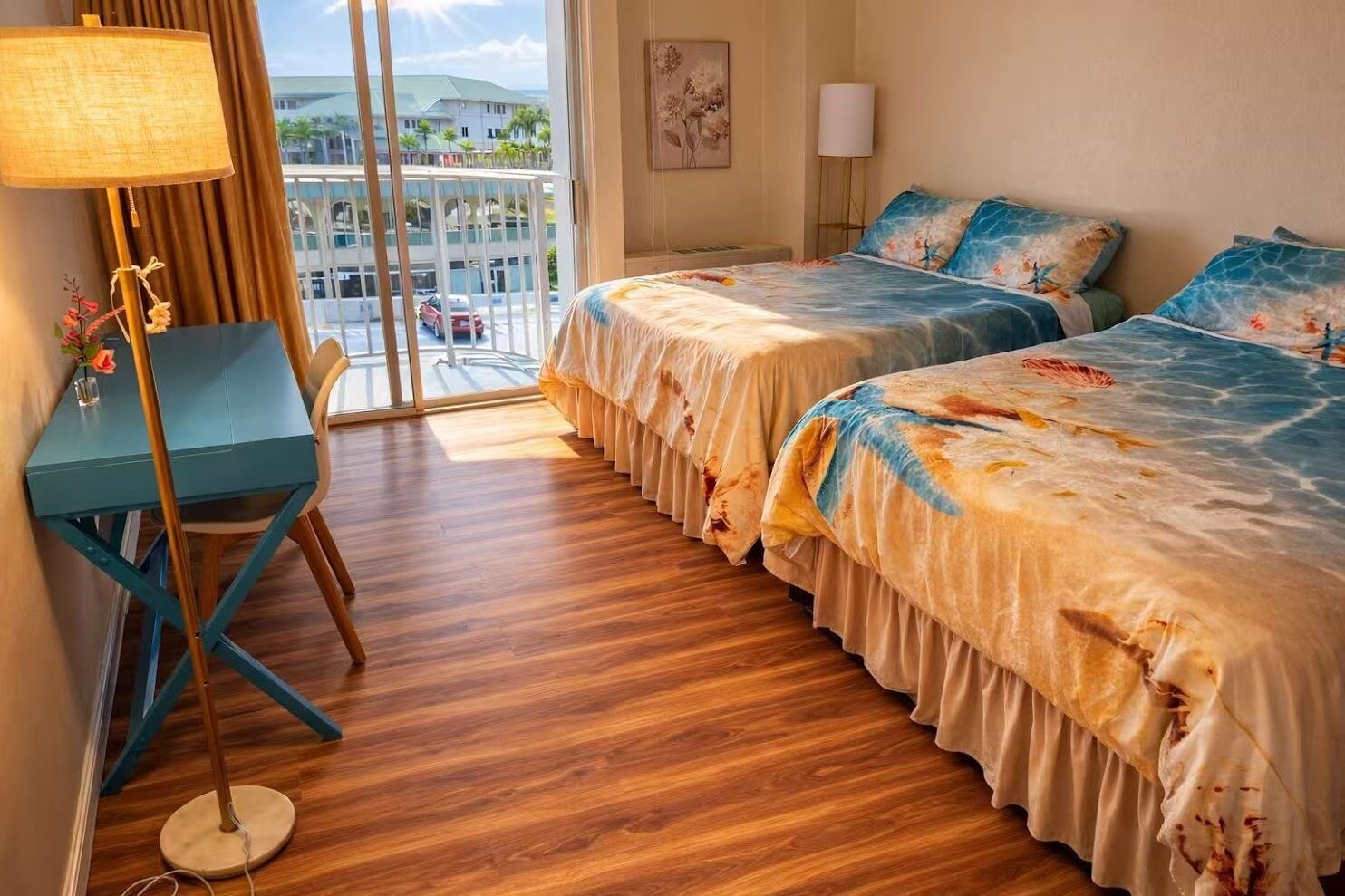 2 bedrooms, desk, free WiFi, bed sheets