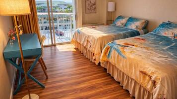 2 bedrooms, desk, free WiFi, bed sheets