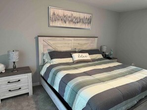 Master Bedroom with King-size bed