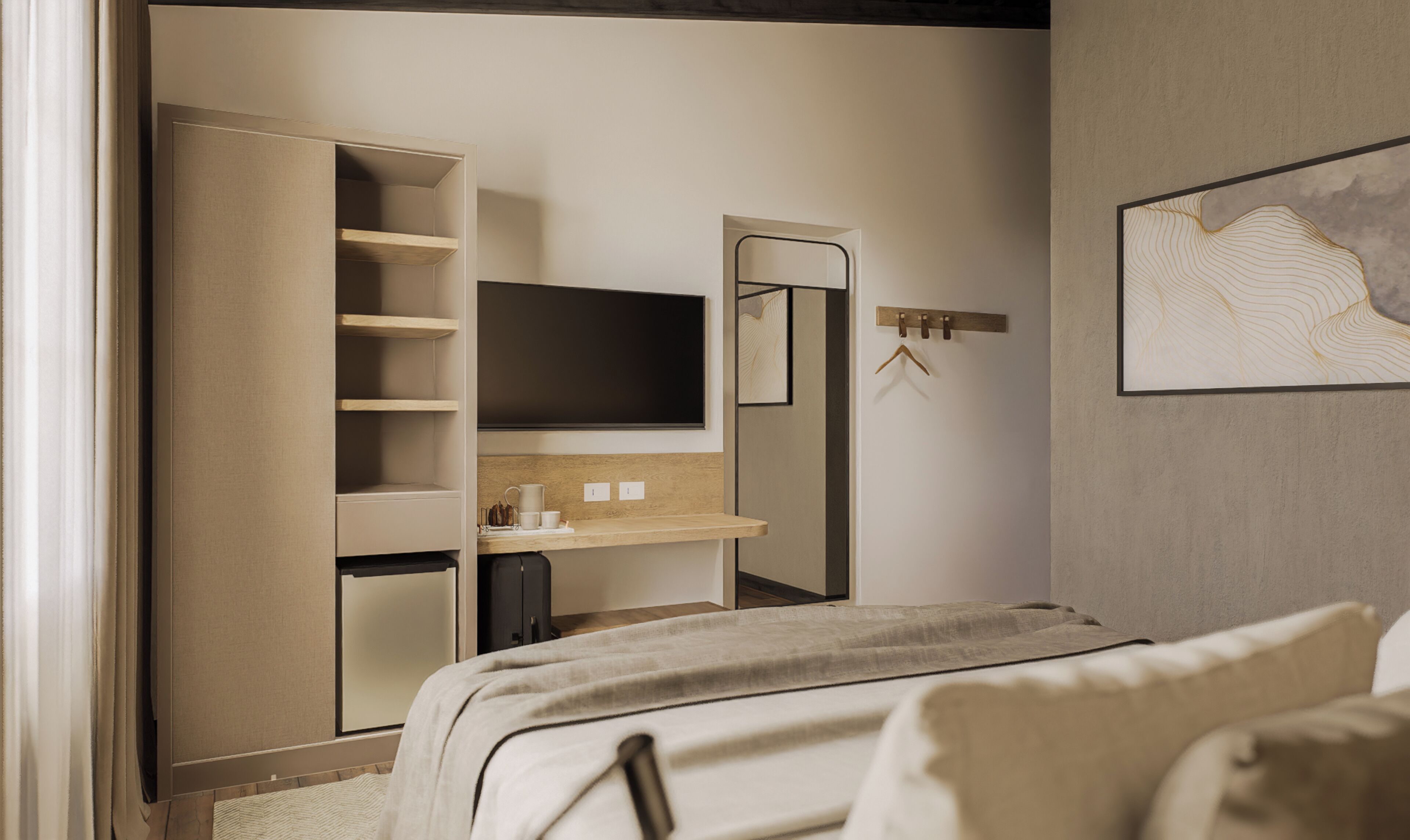 Rideaux occultants, chambres insonorisées, Wi-Fi gratuit