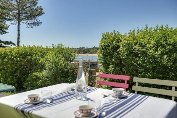 Outdoor dining - HOSSEGOR Lac Marin, vacation home for 6 people (HOSSEGOR)