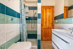 Douche, séchoir à cheveux