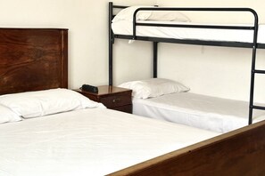 2 bedrooms, bed sheets