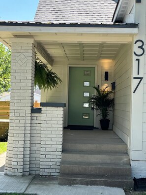 Exterior detail - The Hoosier House! An entire property experience! (Indianapolis)