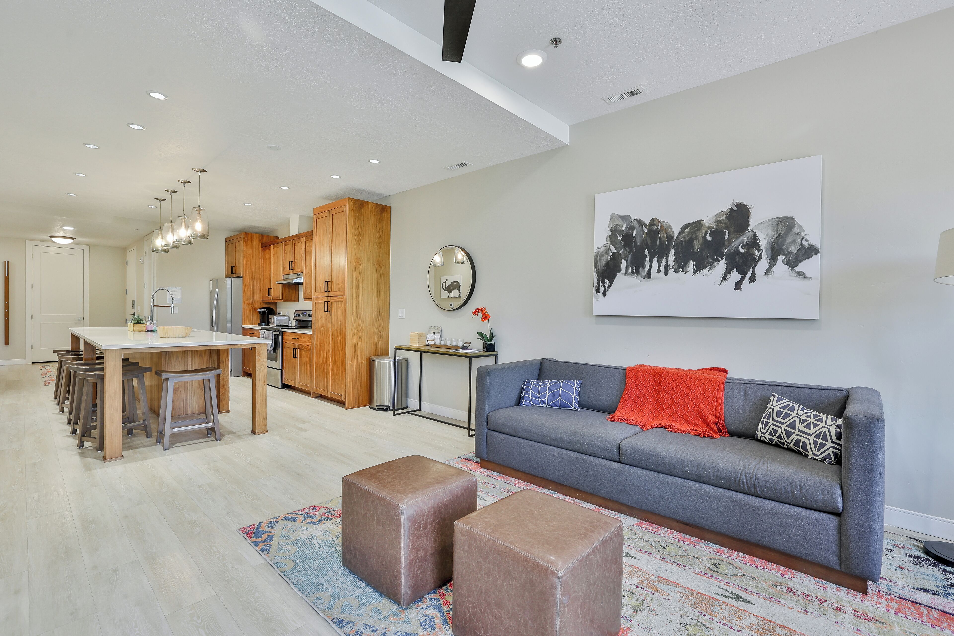 Télévision, cheminée