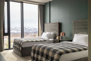 2 habitaciones, ropa de cama de alta calidad y cubrecamas