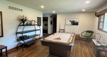Experience Wichita living near WSU! Fire Pit, Pool Table, and Arcade games.