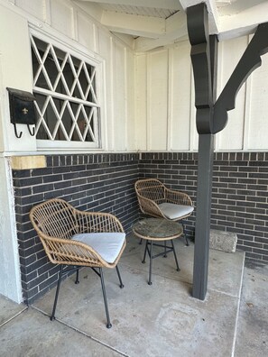 Terrace/patio - Experience Wichita living near WSU! Fire Pit, Pool Table, and Arcade games. (Wichita)