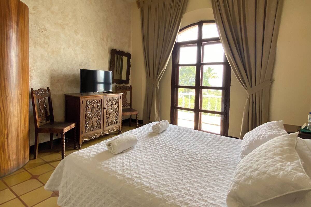 Kamar Double, 1 Tempat Tidur Double, pemandangan danau | Seprai linen