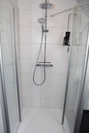Shower, hair dryer