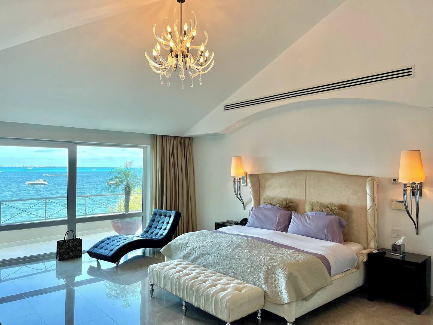 Premium Villa, Private Pool, Beach View | Living area