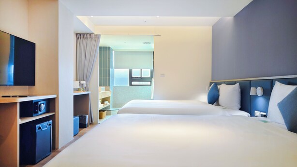 Exclusive Twin Room, 2 Single Beds, Non Smoking, City View - Hotel Sandao (Luodong)