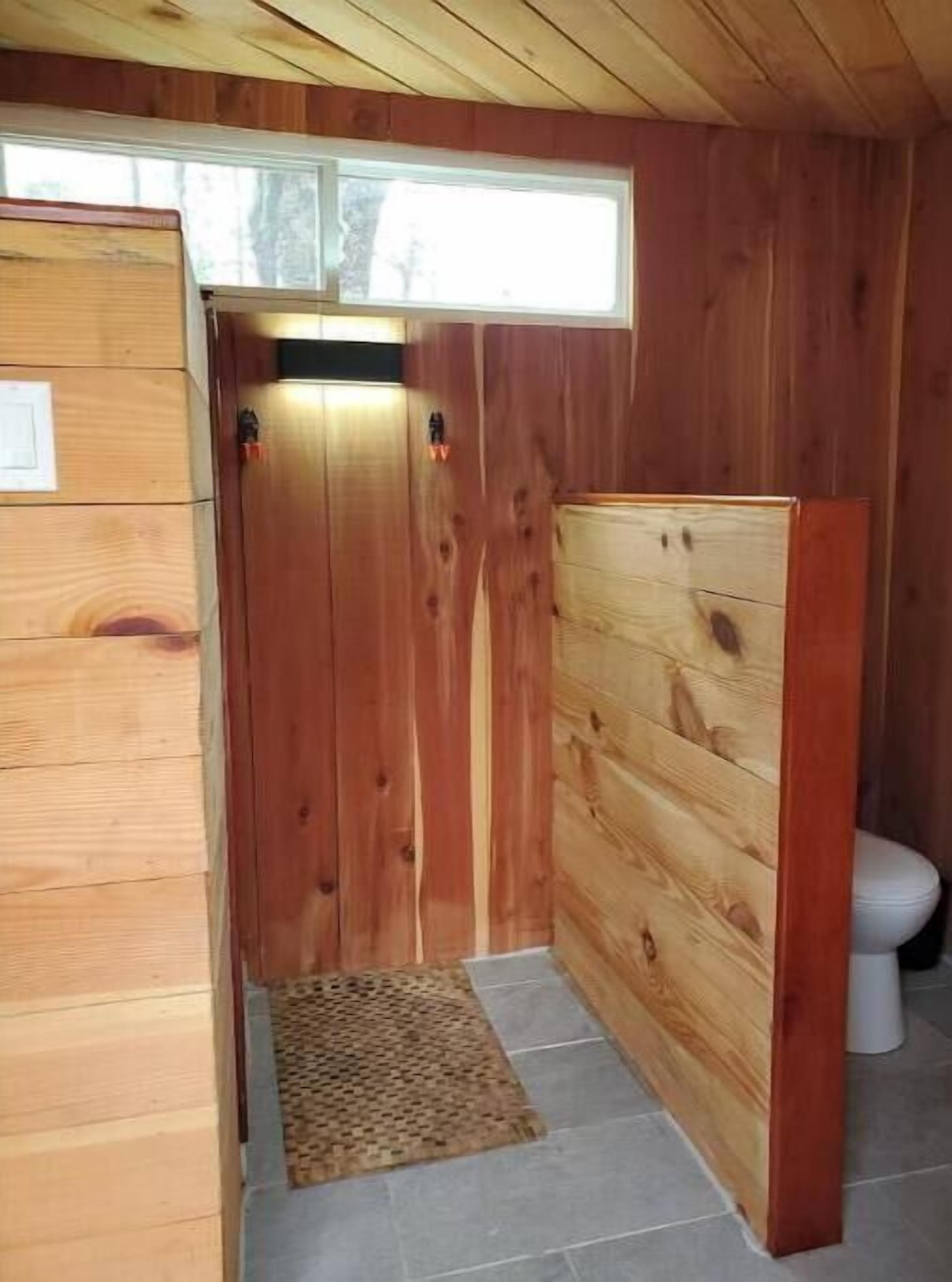 Eco-friendly toiletries, hair dryer, towels, soap