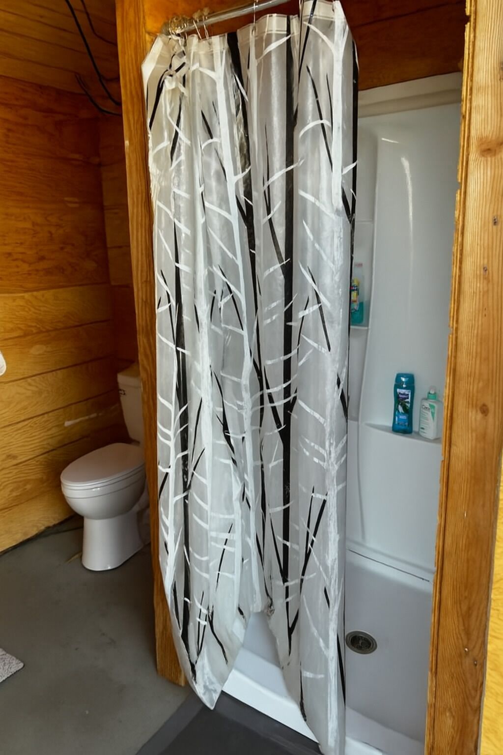 Shower, towels