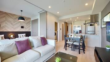 Apartamento | Área de estar | TV 32 polegadas com canais digitais