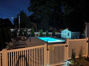 Outdoor pool - Cozy beach retreat with in ground pool just 7 minutes from seaside heights (Toms River)