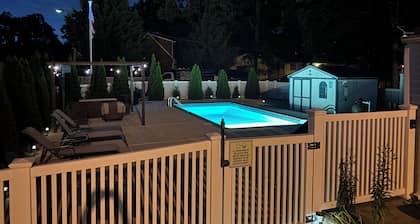 Cozy beach retreat with in ground pool just 7 minutes from seaside heights