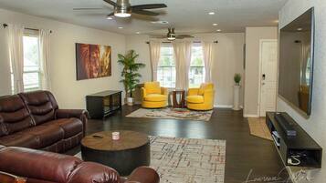 Smart TV, video games, stereo, computer monitors