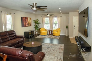 Smart TV, video games, stereo, computer monitors