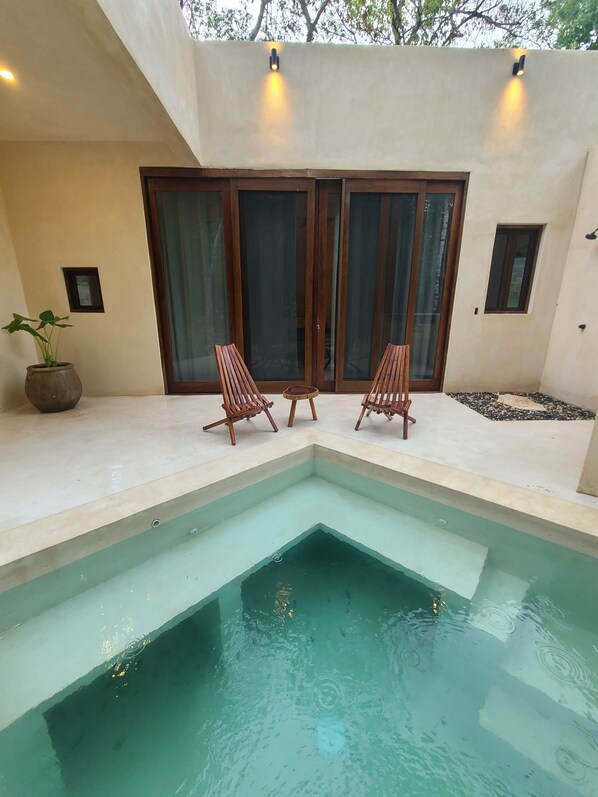 Pool - Amazing new jungle lodge in Tulum with private pool. (Macario Gómez)