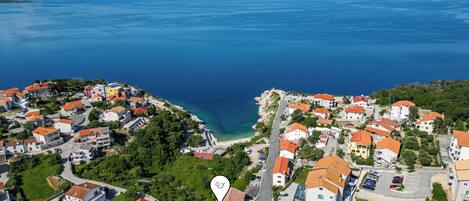 منظر من الجو على ارتفاع عالٍ