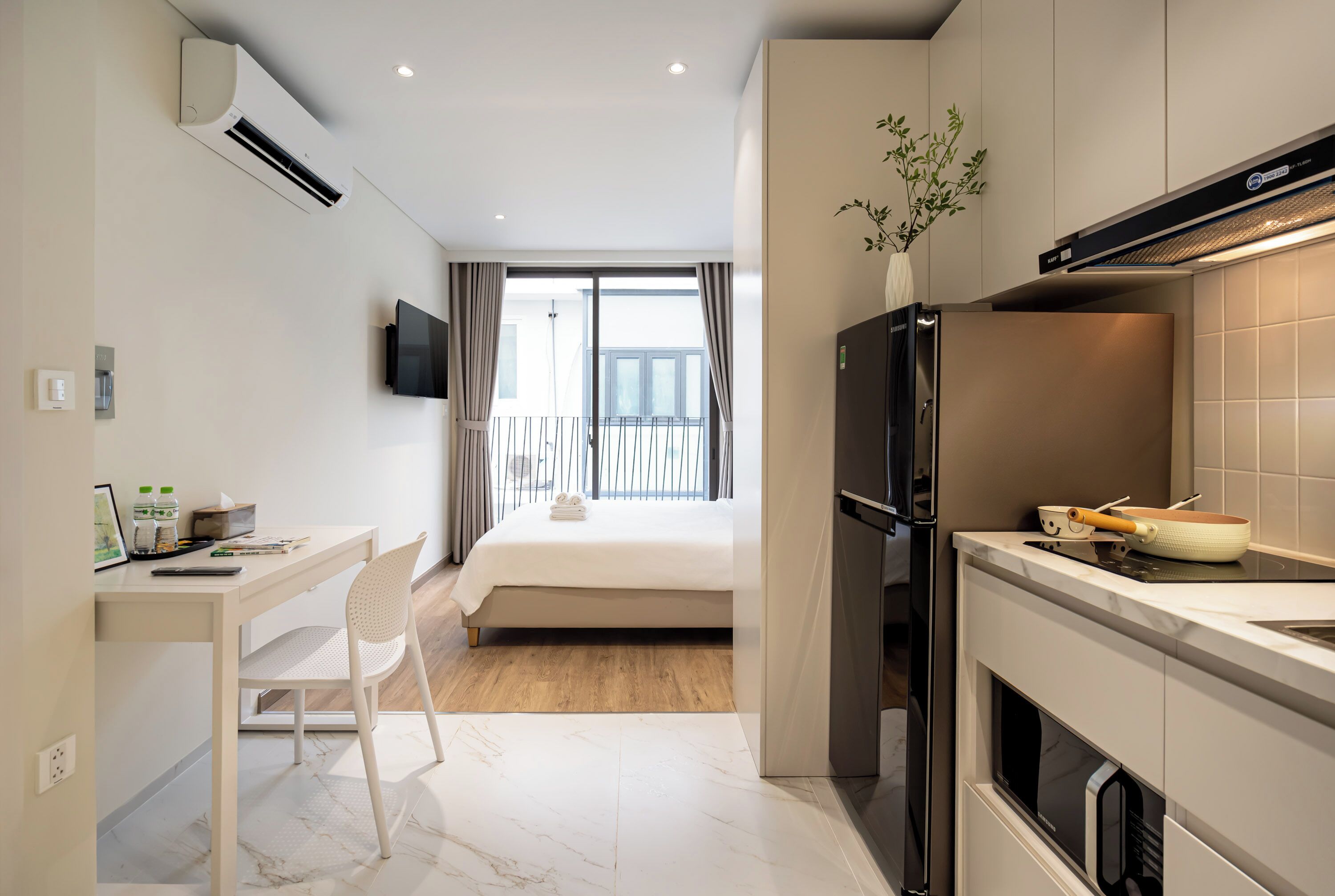 Standard Double room - Back building view | View from room