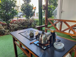 Cabane Premium, 1 chambre | Vue sur le jardin