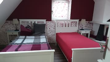 2 quartos, Wi-Fi de cortesia, roupa de cama