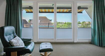 Ferienwohnung 'Balkonwohnung' mit Gemeinschaftsgarten, Balkon und WLAN