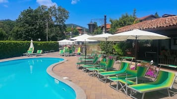 Family Apartment, 3 Bedrooms, Balcony, Mountainside (La Lanterna Swimming Pool Retreat) | Pool | Seasonal outdoor pool