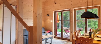 Chalet 'Chalet87' with Mountain View, Private Terrace, and Children from 8 Years Welcome.