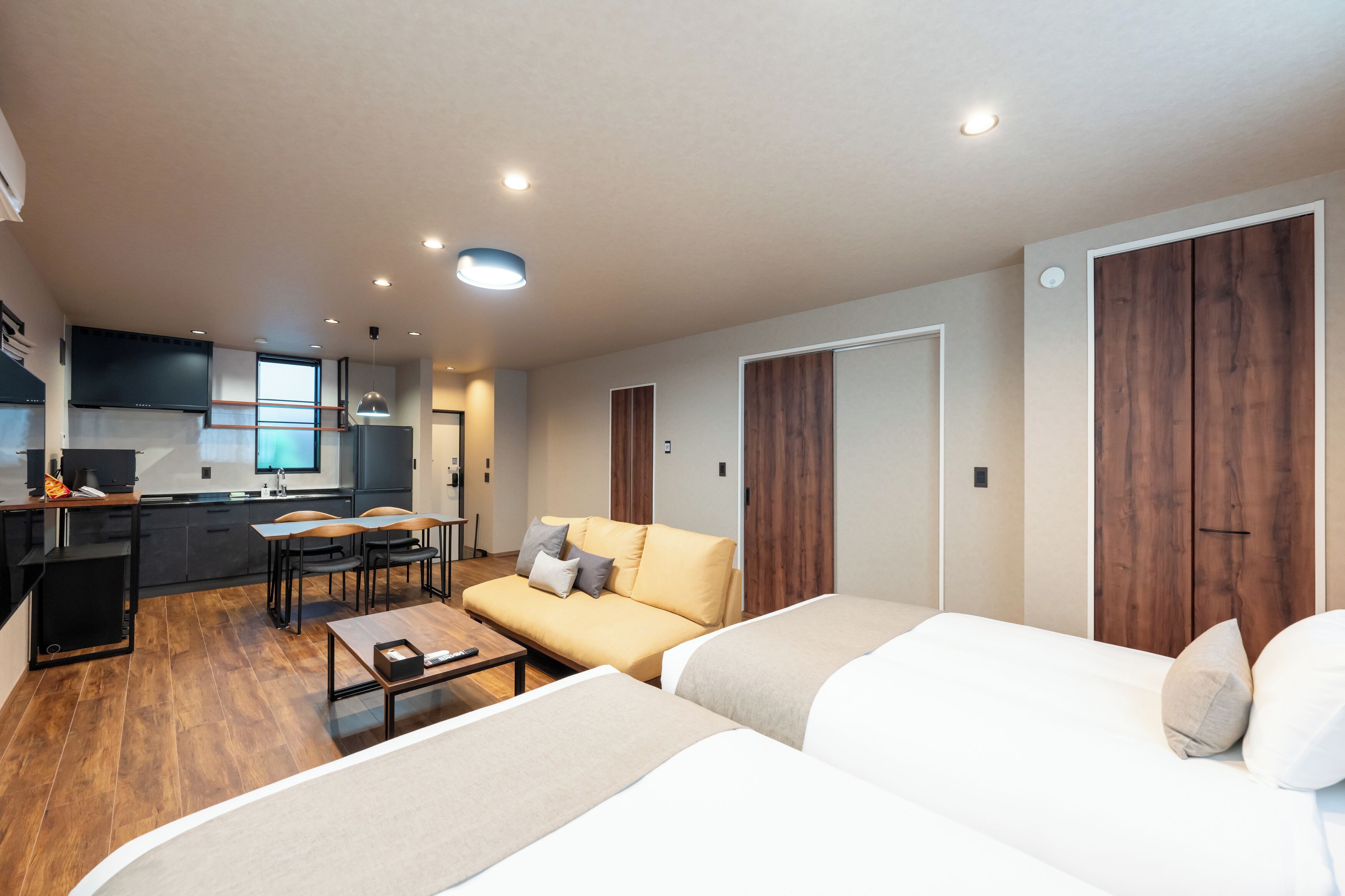 1 室のベッドルーム、ベッドシーツ