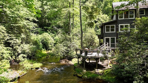 The Millhouse | The historic Mill House on Mirror Lake and Cullasaja River