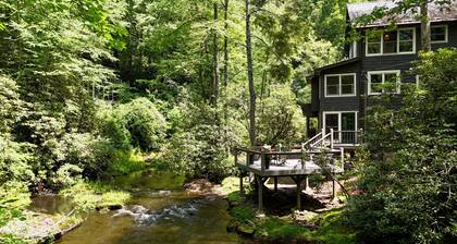 The Millhouse | The historic Mill House on Mirror Lake and Cullasaja River
