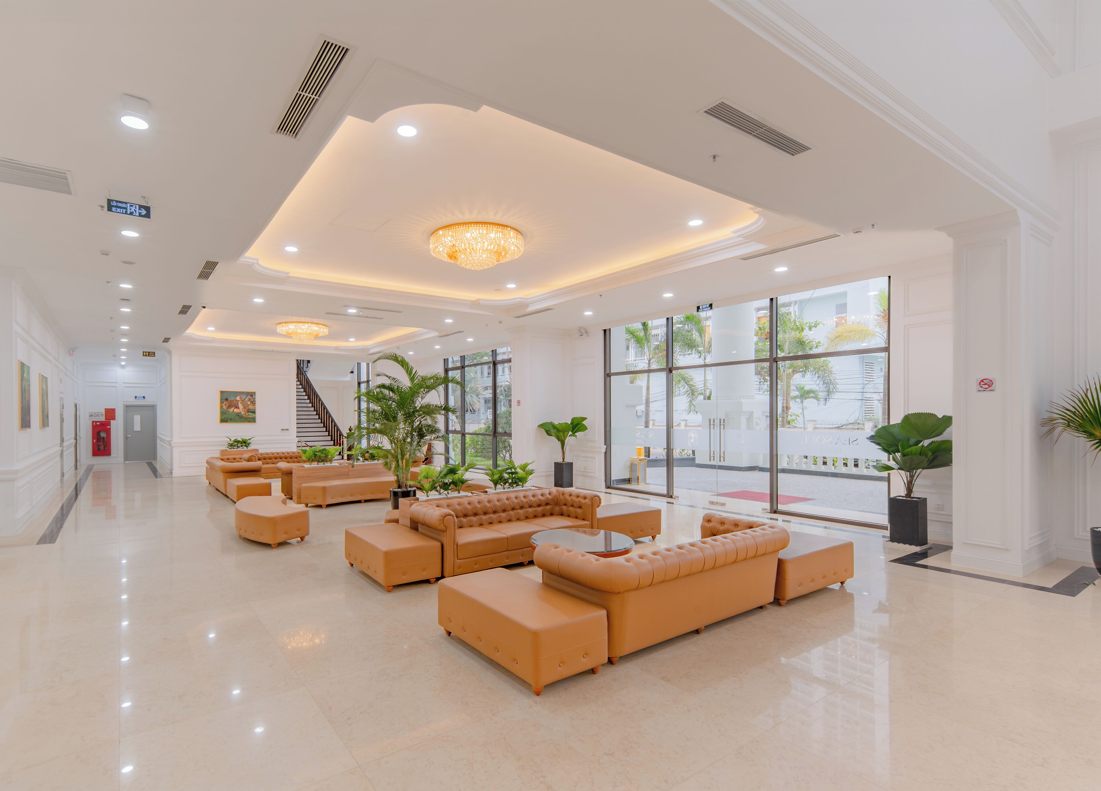 Sitzecke in der Lobby