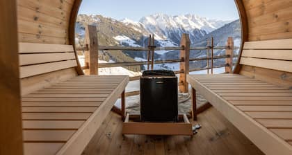 Chalet avec sauna au bord des pistes de ski