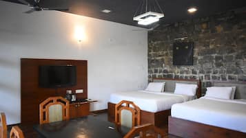 Luxury Double or Twin Room, 2 Double Beds | Premium bedding, in-room safe, free WiFi, bed sheets