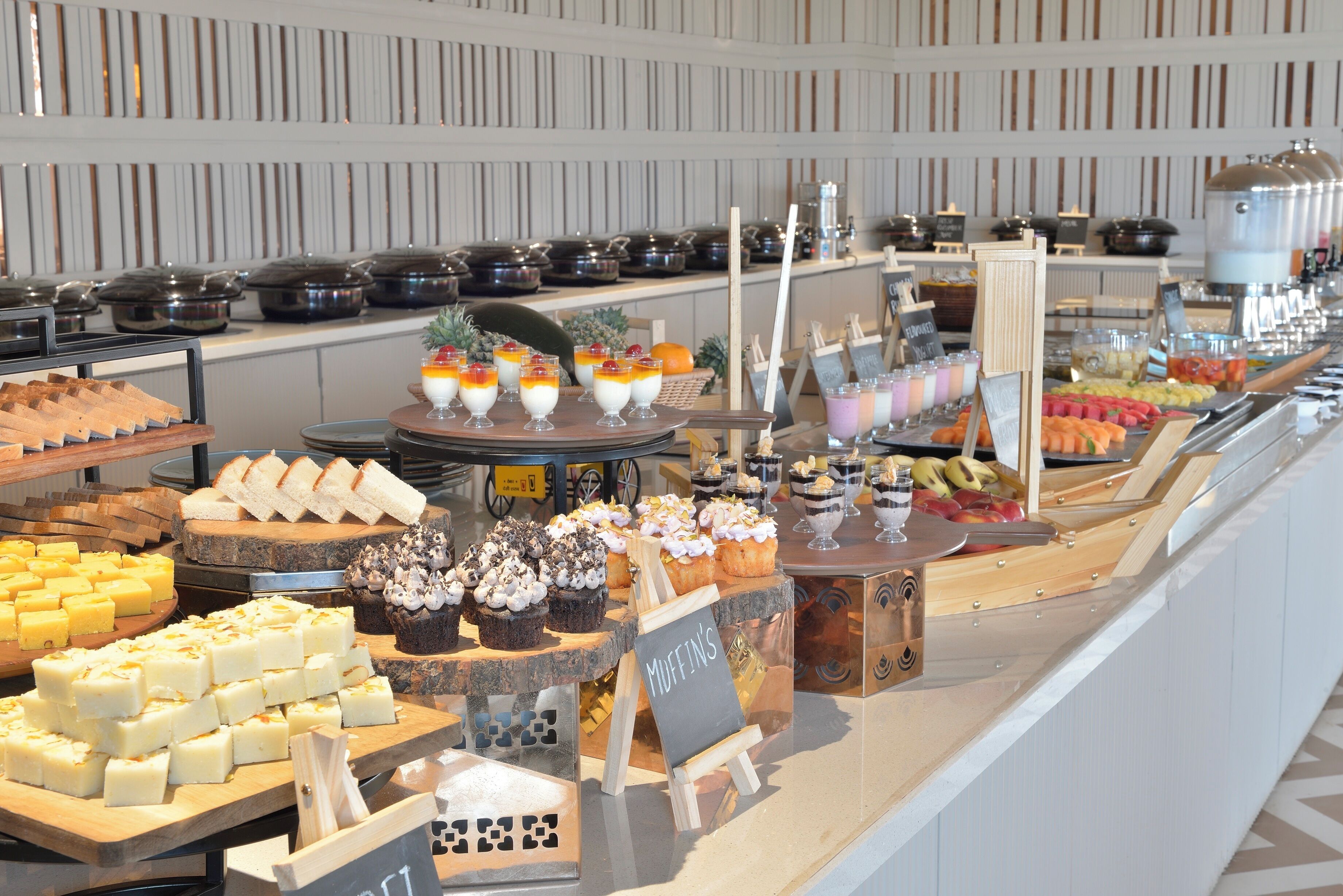 Petit déjeuner buffet (900 INR par personne)