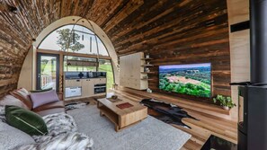 Villa, 1 King Bed, Mountain View | Living area - The Skybarrel (Buninyong)