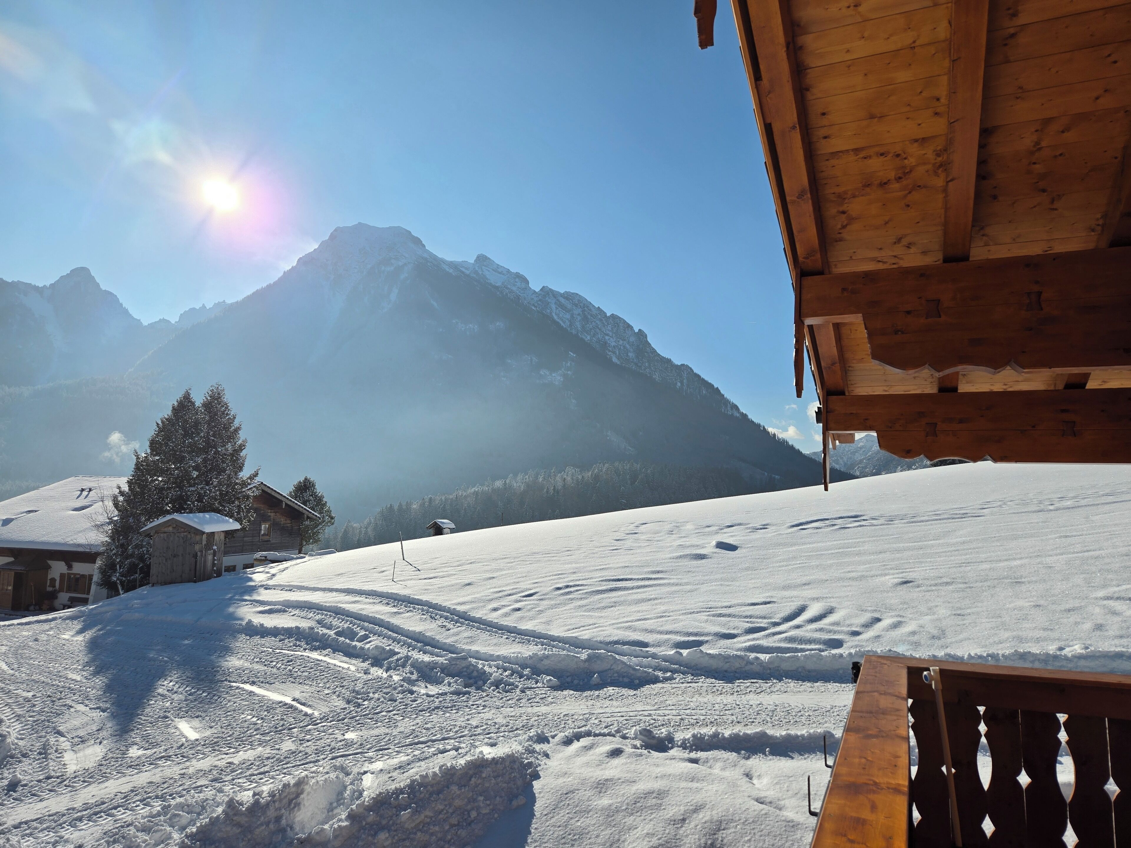 Wohnung 3 für max. 2 Personen, 50qm und Balkon-Wintersonne