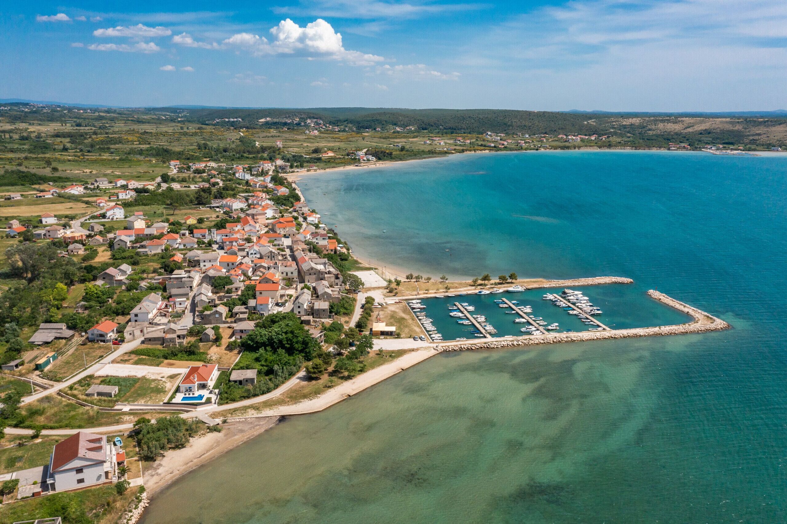 منظر من الجو على ارتفاع عالٍ