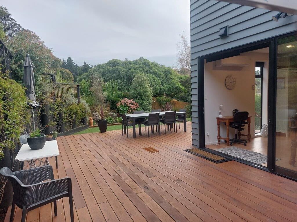 Outside deck