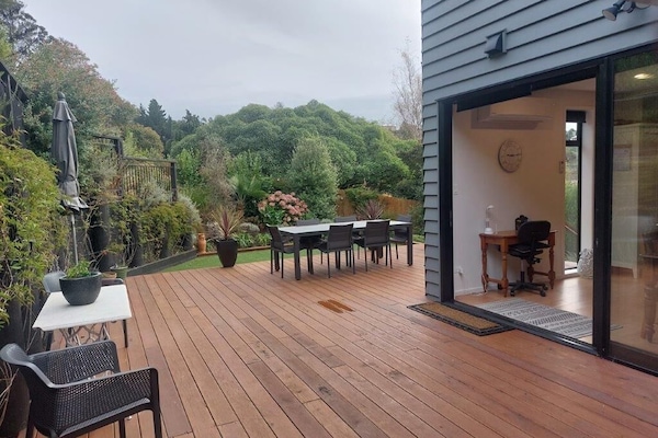 Outside deck