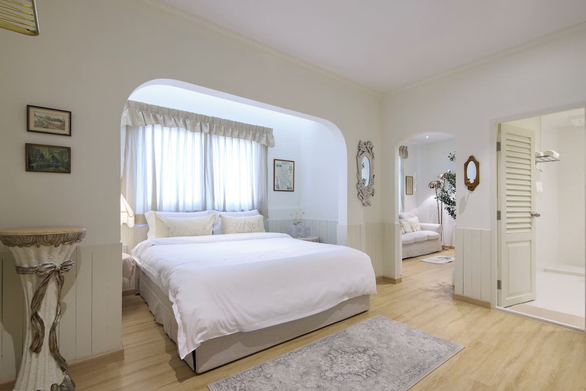 Suite, 1 kingsize bed | 1 slaapkamer, individueel gedecoreerd, individueel gemeubileerd
