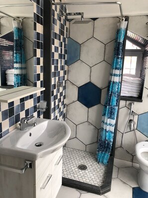 Appartement, 1 slaapkamer, roken, balkon | Badkamer