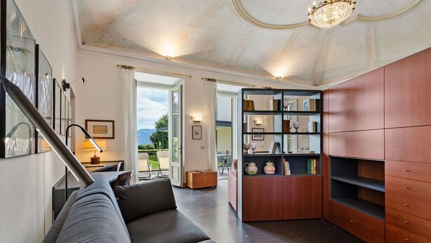 Living area - Villa Bel Faggio Apartment, Modern And Stylish 1 Br Apartment With Garden By Halldis (Menaggio)