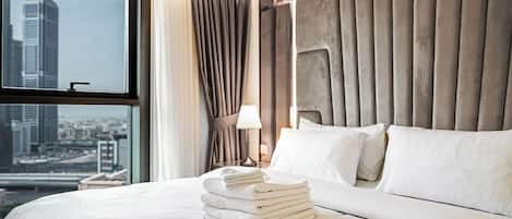 Luxe appartement | 1 slaapkamer, een strijkplank/strijkijzer, gratis wifi