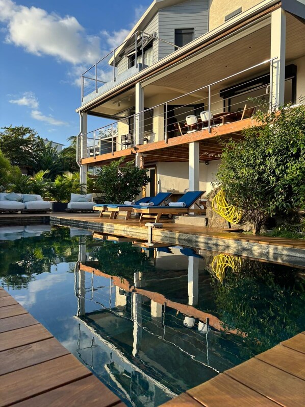 Outdoor pool, a heated pool - Villa Savane (Saint-Leu)