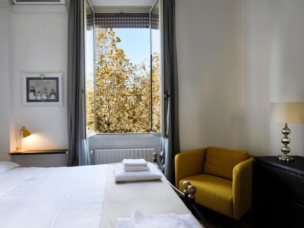 1 bedroom, iron/ironing board, travel crib, free WiFi