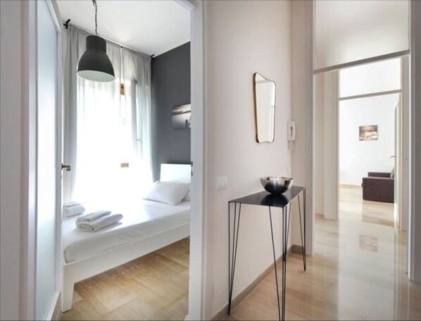 2 chambres, fer et planche à repasser, lit parapluie, Wi-Fi gratuit